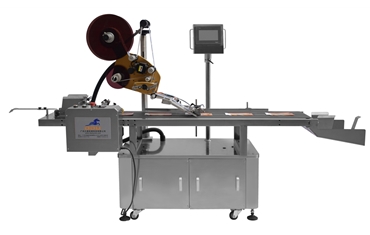 Automatic paging labelling machine