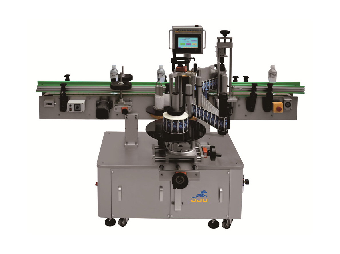 DDU-1603 vertical circular bottle automatic positioning and labeling machine